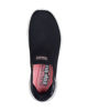 Immagine di SKECHERS - GO WALK FLEX - SUNSET ROSE - Sneakers nera con dettaglio fiori