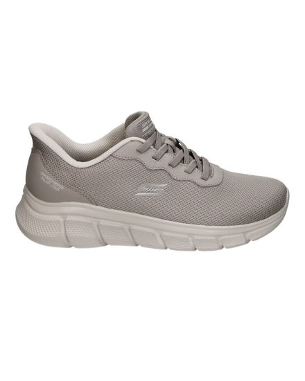 Immagine di SKECHERS - BOBS B FLEX - FLEX LUCY - Sneakers taupe con tomaia in mesh