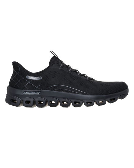 Immagine di SKECHERS  - GLIDE - STEP ELEVATE - AMAZE - Sneakers nera con intersuola ammortizzata geometrica