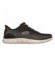 Immagine di SKECHERS  - TRACK - REVNO - Sneakers verde oliva con tomaia in tessuto mesh traspirante