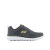 Immagine di SKECHERS - BURNS - AGOURA - Sneakers grigia con tomaia in tessuto e pelle