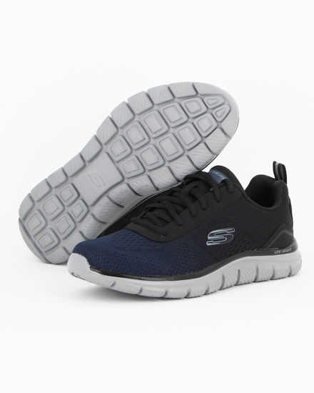 Immagine di SKECHERS - TRACK - RIPKENT - Sneakers blu con morbida tomaia in mesh