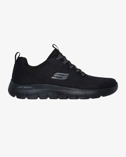 Immagine di SKECHERS - SUMMITS - ECKLER - Sneakers nera con soletta ammortizzata memory foam