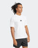 Immagine di ADIDAS - T-SHIRT BIANCA DA UOMO  MEZZA MANICA ESSENTIAL SMALL LOGO - JF1092