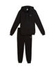 Immagine di PUMA - TUTA COMPLETA NERA ESSENTIAL ELEVATED DA UOMO FELPA FULL ZIP CON CAPPUCCIO 691771-01