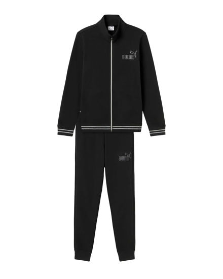 Immagine di PUMA - TUTA COMPLETA NERA DA RAGAZZA FULL ZIP CON LOGO STRASS (7-16 ANNI) 693862-01