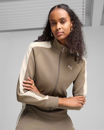 Immagine di PUMA - FELPA DONNA T7 ALWAYS ON SHORT TRACK BEIGE- 629796-93