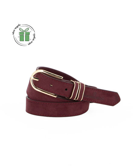 Immagine di NAZARENO GABRIELLI - Cinta bordeaux scamosciata da donna