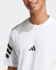 Immagine di ADIDAS - T-SHIRT FUTURE ICONS BIANCA MANICA CORTA DA UOMO 3 STRISCE IN JERSEY DI COTONE - JD4880