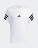 Immagine di ADIDAS - T-SHIRT FUTURE ICONS BIANCA MANICA CORTA DA UOMO 3 STRISCE IN JERSEY DI COTONE - JD4880