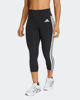 Immagine di ADIDAS - LEGGINGS NERI DA DONNA OPTIME ESSENTIALS WORKOUT 3 STRISCE 3/4 - KE6062