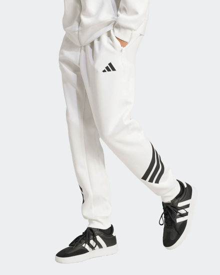 Immagine di ADIDAS - PANTALONE BIANCO DA UOMO FUTURE ICONS 3 STRISCE - JW7087