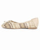 Immagine di MY JEWELS - Ballerina beige intrecciata con fiocco