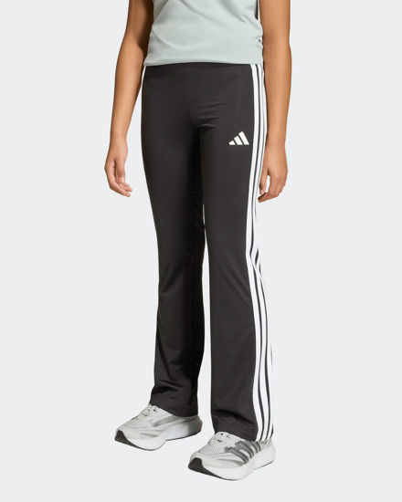 Immagine di ADIDAS - LEGGINGS FLARED NERO TRAIN ESSENTIAL 3 STRISCE PER RAGAZZI