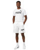 Immagine di PUMA - SHORT BIANCO DA UOMO ESSENTIAL GRAPHIC IN JERSEY 694943-02