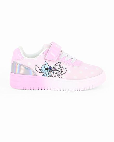 Immagine di STITCH - Sneakers rosa da bambina con strappo, numerata 25/31