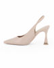 Immagine di MISS GLOBO - Décolleté slingback beige, tacco 9CM