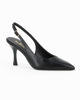 Immagine di MISS GLOBO - Décolleté slingback nera, tacco 8,5CM
