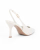 Immagine di MISS GLOBO - Décolleté slingback avorio, tacco 8,5CM
