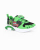 Immagine di MINECRAFT - Sneakers verde e nera da bambino con strappo e luci, numerata 26/32