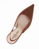 Immagine di MISS GLOBO - Décolleté slingback testa moro scamosciata, tacco 7,5CM - MADE IN ITALY