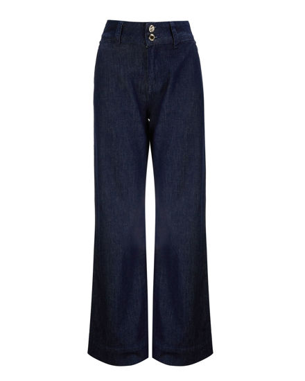 Immagine di BACHATA - JEANS WIDE LEG IN DENIM SCURO DA DONNA