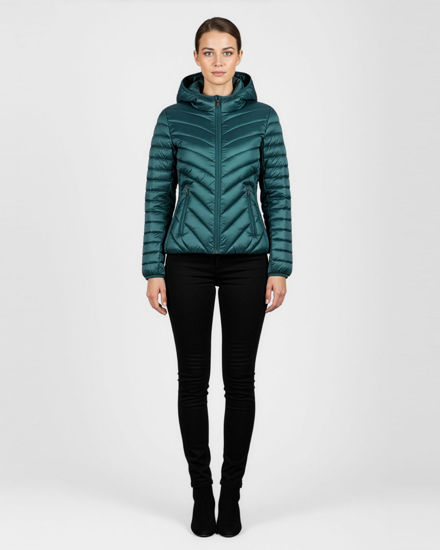 Immagine di BACHATA - GIUBBINO 100GR OTTANIO DA DONNA CON CAPPUCCIO