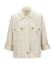 Immagine di BACHATA - CAMICIA GIACCA BEIGE DA DONNA IN VISCOSA E LINO