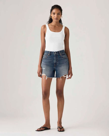 Immagine di SHORT RIBCAGE ZIP LIKE IT LOVE DK.INDIGO