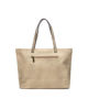 Immagine di REFRESH - Borsa shopping beige con borchie, tracolla removibile
