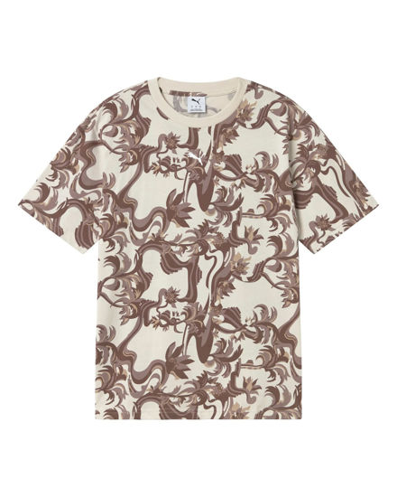 Immagine di T-SHIRT MM FLORAL AOP TEE BEIGE