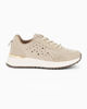 Immagine di MISS GLOBO - Sneakers beige con lacci e strass