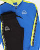 Immagine di KAPPA - COMPLETO TUTA FELPA FULL ZIP BLU CON CAPPUCCIO PER RAGAZZI
