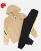 Immagine di KAPPA - COMPLETO TUTA FELPA BEIGE  FULL ZIP CON CAPPUCCIO 8-16 ANNI
