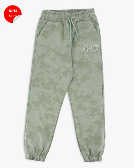 Immagine di KEITH HARING - PANTALONE TUTA VERDE CON POLSINO DA RAGAZZO