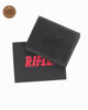 Immagine di RIFLE - Portafoglio nero da uomo in VERA PELLE con ribaltina interna