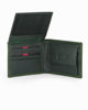 Immagine di RIFLE - Portafoglio verde da uomo in VERA PELLE con ribaltina interna