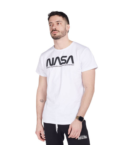 Immagine di NASA - TSHIRT BIANCA DA UOMO LOGO NASA