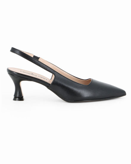 Immagine di MISS GLOBO - Décolleté slingback nera, tacco 5,5CM - MADE IN ITALY