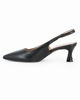 Immagine di MISS GLOBO - Décolleté slingback nera, tacco 5,5CM - MADE IN ITALY