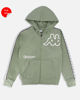 Immagine di KAPPA - FELPA VERDE DA RAGAZZO CON ZIP E CAPPUCCIO