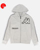 Immagine di KAPPA - FELPA GRIGIA DA RAGAZZO CON ZIP E CAPPUCCIO