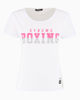 Immagine di XTREME BOXING - TSHIRT BIANCA DA DONNA CON LOGO GLITTER