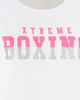 Immagine di XTREME BOXING - TSHIRT BIANCA DA DONNA CON LOGO GLITTER