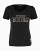 Immagine di XTREME BOXING - TSHIRT NERA DA DONNA CON LOGO STRASS