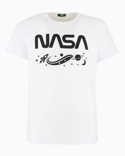 Immagine di NASA - TSHIRT BIANCA DA UOMO LOGO NASA