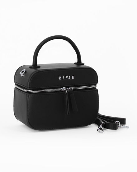 Immagine di RIFLE - Minibag nera con tracolla removibile