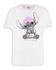 Immagine di LILO&STITCH - Tshirt bianca da donna con stampa Stitch - JL052546
