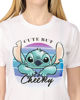 Immagine di LILO&STITCH - Tshirt bianca da donna con stampa Stitch - JL052544