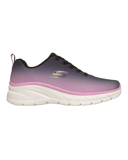 Immagine di SKECHERS - FASHION FIT 2.0 - Sneakers nera e rosa effetto sfumato